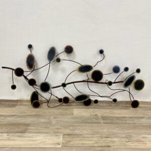 Metallic Wall Art Frame 22 – Handmade Brass Abstract 3D Wall Decor for Modern Home Decoration